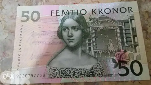 Sweden Femtio Kroner Banknote
