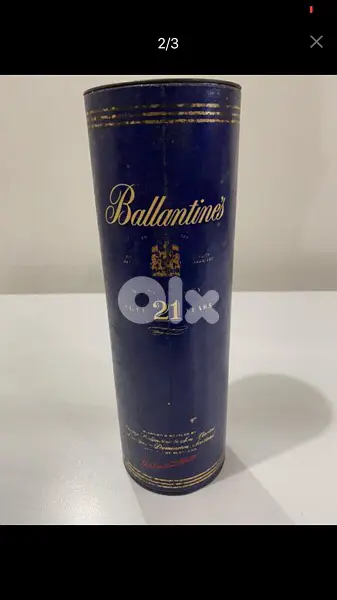 antique rare 21 year old discontinued Ballantine collection bottle