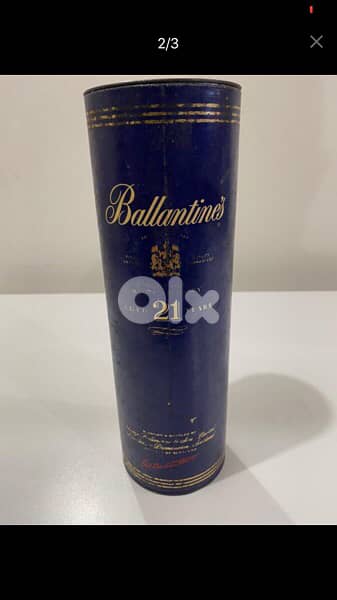 antique rare 21 year old discontinued Ballantine collection bottle 0