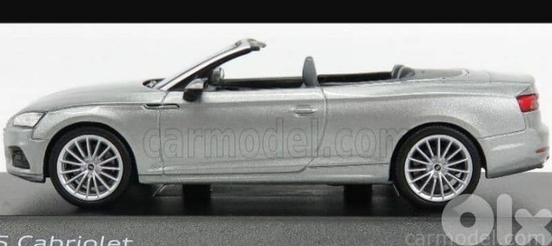 Audi A5 Cabriolet diecast car model 1:43. 1