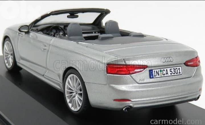 Audi A5 Cabriolet diecast car model 1:43. 2