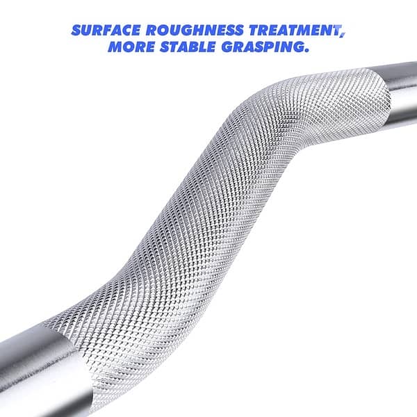 EZ Curl Bar 120cm Barbell 2