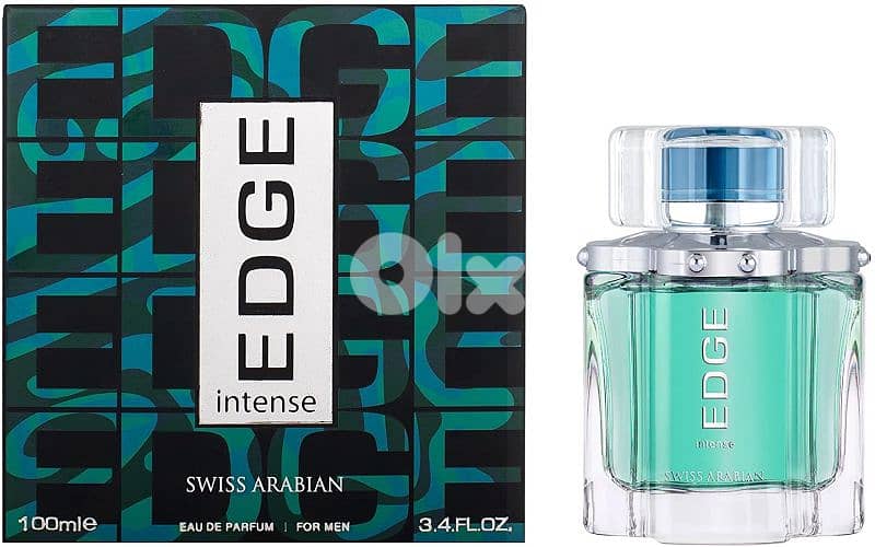 Swiss Arabian Edge Intense Eau De Parfum For Men, 100 Ml 0