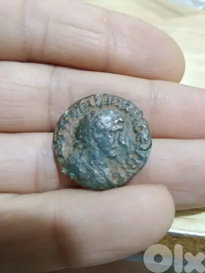 Ancient Roman Bronze Coin for Emperor Hadrian year 117 AD