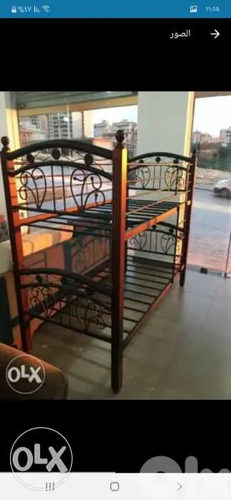 تخت مفرد طابقين