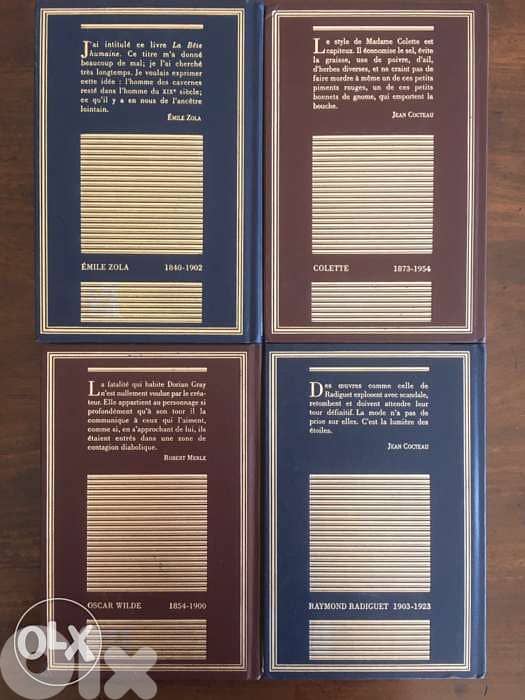4 Livres Classiques reliure Cuir 2