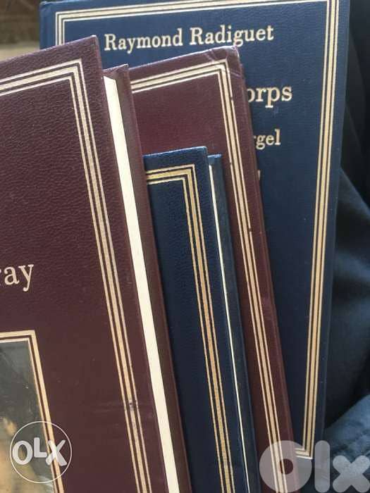4 Livres Classiques reliure Cuir 5