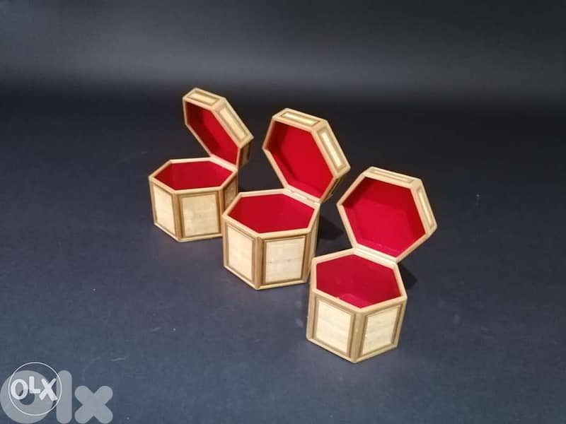 Set of 3 bamboo box 1