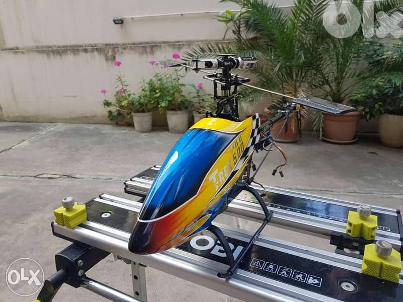 Helicopter 3d Trex 500 with gyro and servo 0