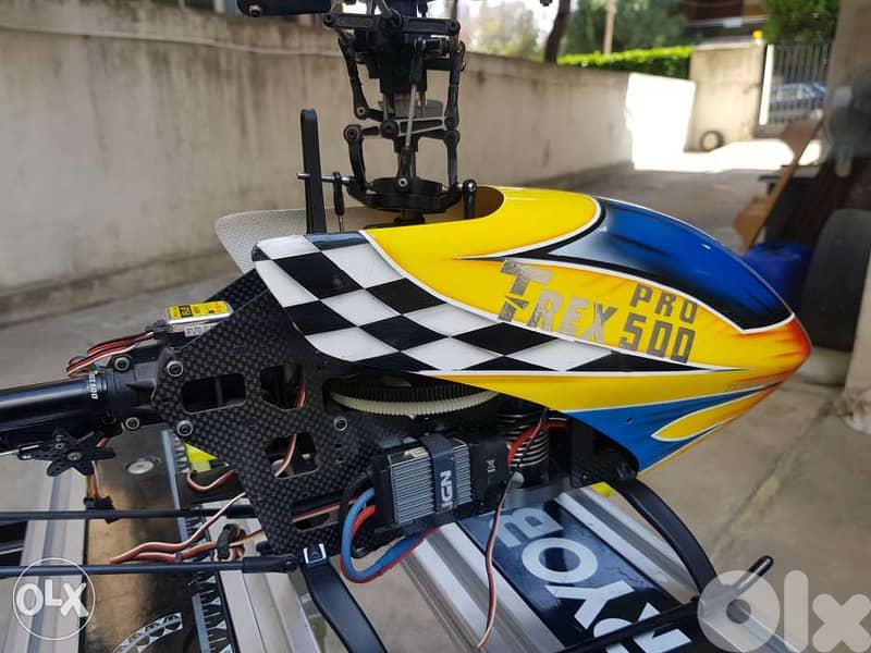 Helicopter 3d Trex 500 with gyro and servo 1