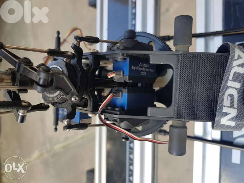 Helicopter 3d Trex 500 with gyro and servo 3