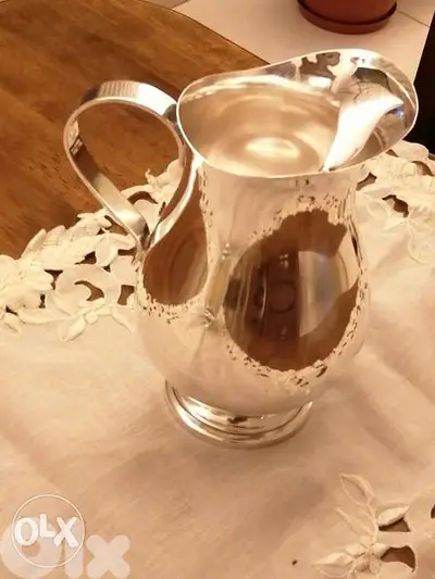 Caraffe fleuron silver plated
