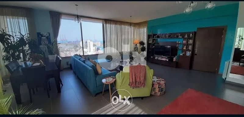 150m 2bedroom furnished new building +2parking Mar mkhayel Mandaloun 0
