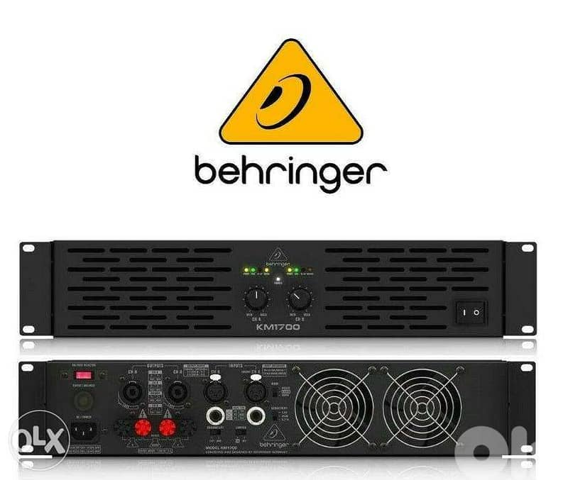 Behringer KM1700W 2-channel Power Amplifier, Power Speaker 2