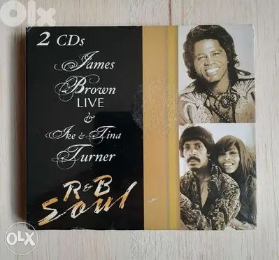 James Brown Live & Ake & Tina Turner Music CD.