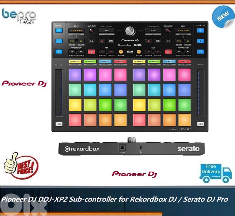 Pioneer DJ DDJ-XP2 Sub-controller for Rekordbox DJ / Serato DJ Pro 0