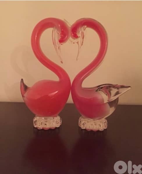 Murano Twin Swans 0