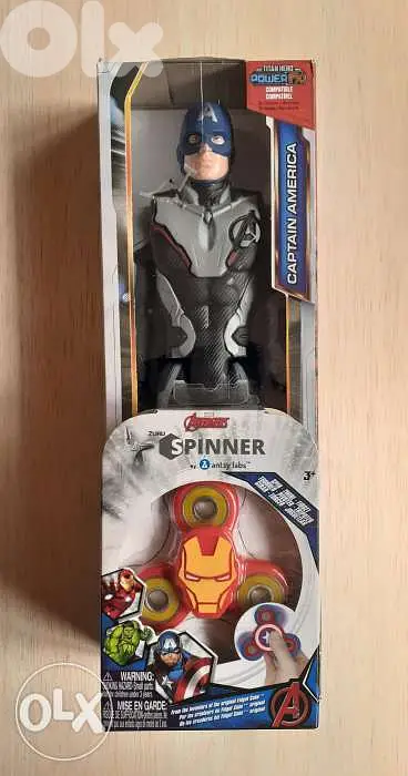 Captain America + Iron Man spinner.