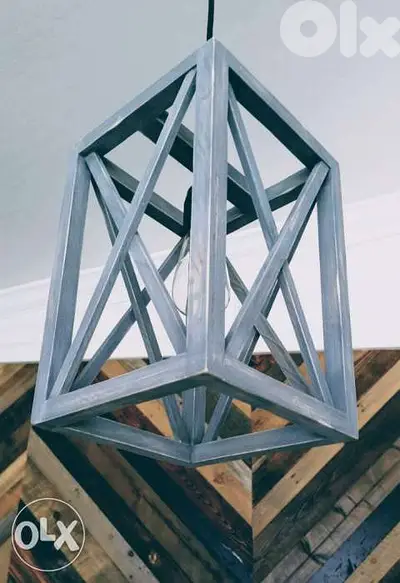 Contemporary industrial steel - pendant light