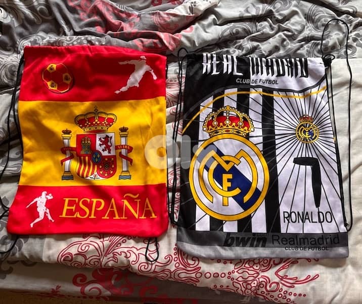 swimming bag real madrid and spain both for 5 $ 0