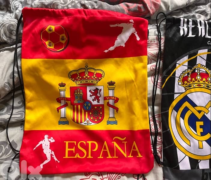 swimming bag real madrid and spain both for 5 $ 2
