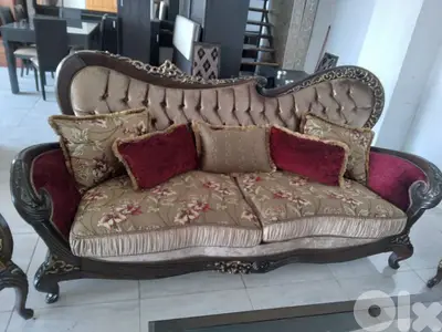 صالون مصري ملكي  خشب زان مستعمل شبه جديد