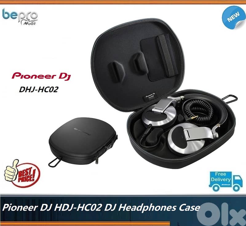 Pioneer DJ HDJ-HC02 DJ Headphones Case 0