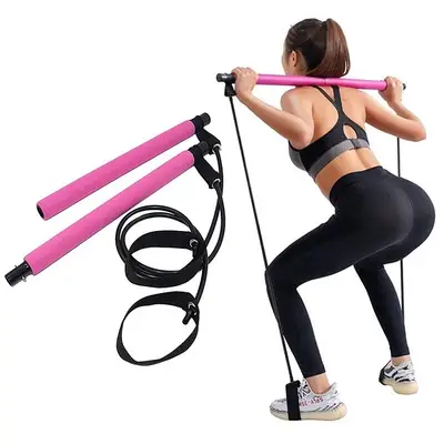 Pilates Bar Kit with Resistance Band