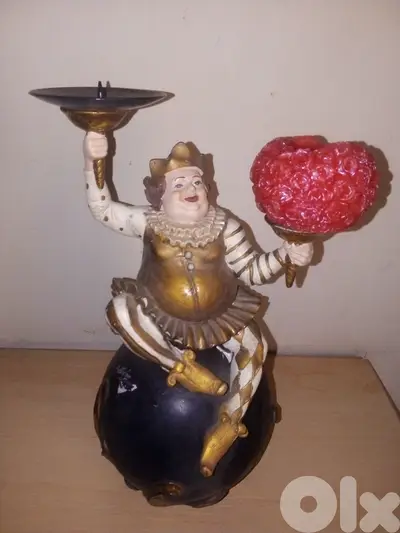 Decorative salt shakers / candle holders