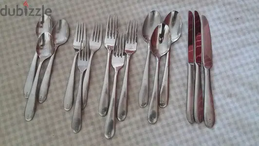 Stainless Steel Cutlery 15 pieces - Hampton