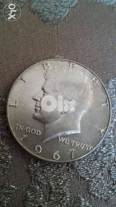 USA Half Dollar Silver Coin President John Kennedy Memorial year 1967 0