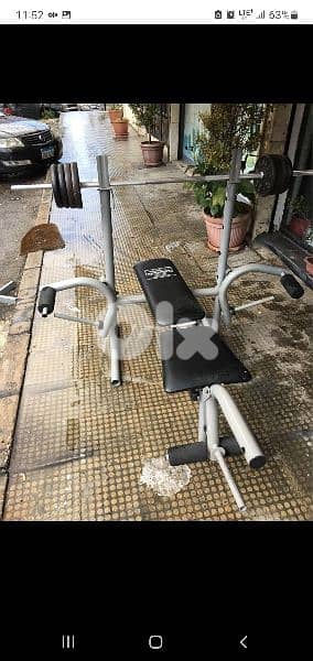 Adjustable bench plus rack plus rack plus legs extension 03027072 0