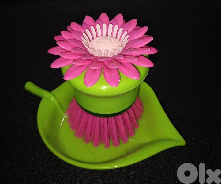 cute flowers sink brushs 6