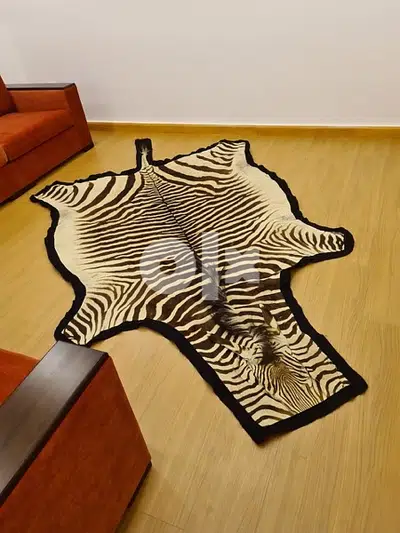 Zebra Authentic Skin Rug