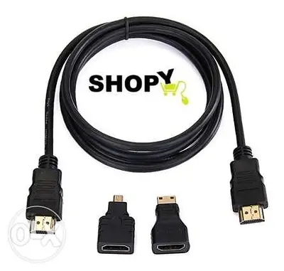 High Speed 3-In-1 HDMI Converter Cable HDMI