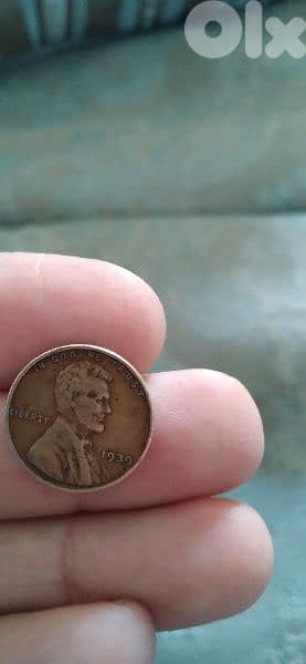 USA  Lincoln Wheat Cent Penny Philadelphia mint year  1939 0