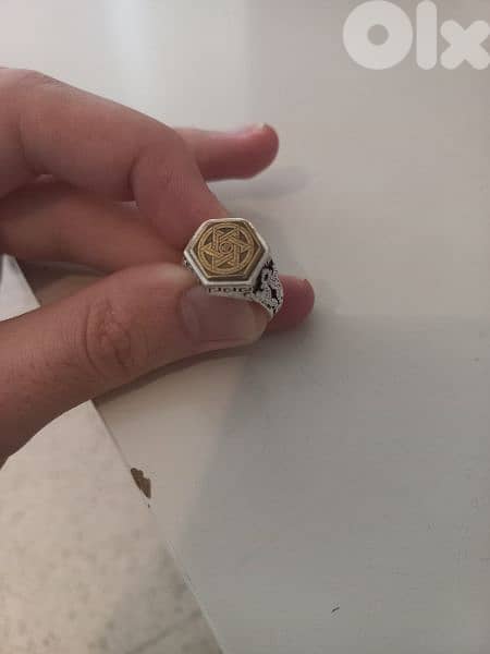 خاتم نجمة سليمان  solomon ring 0