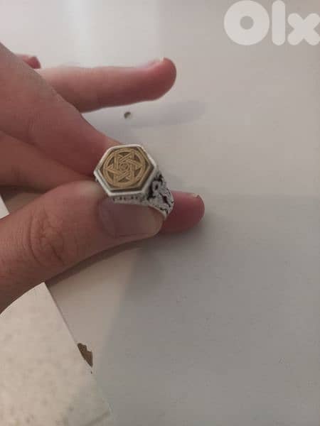 خاتم نجمة سليمان  solomon ring 1