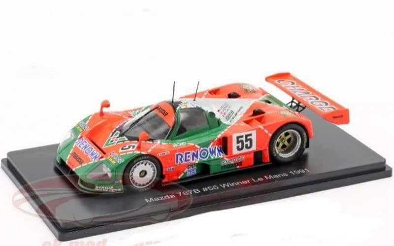 Mazda 787B #55 diecast car model 1:43. 0