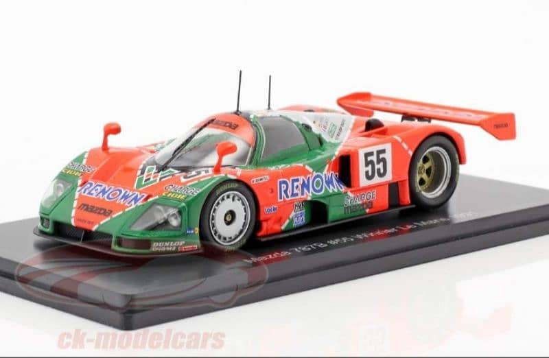Mazda 787B #55 diecast car model 1:43. 1