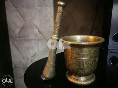 هاون انتيك سنة 1862 اثري صب نحاس