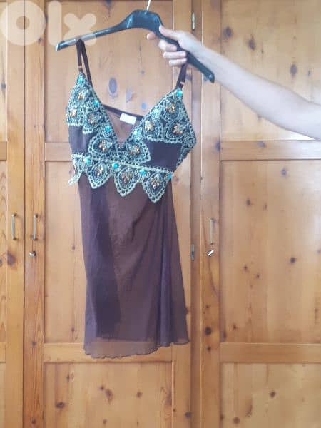 brown top ,size 40 0