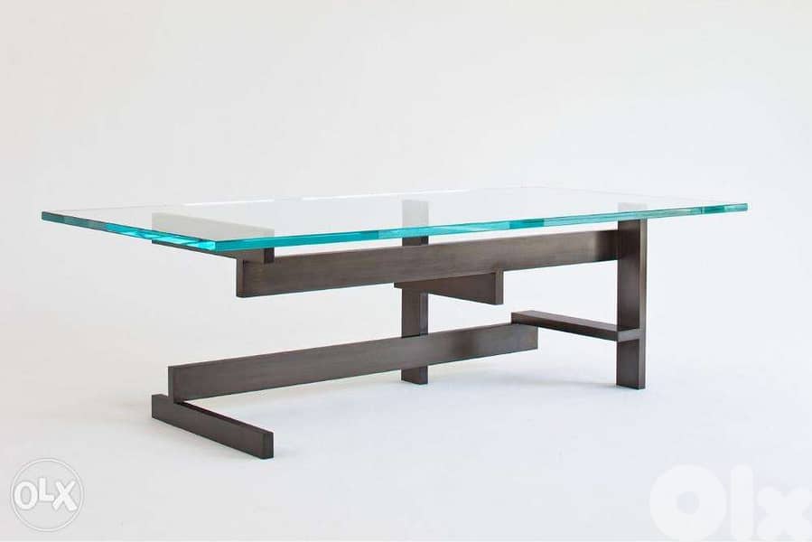 [ Contemporary modern industrial Metal - Coffee Table ] 0