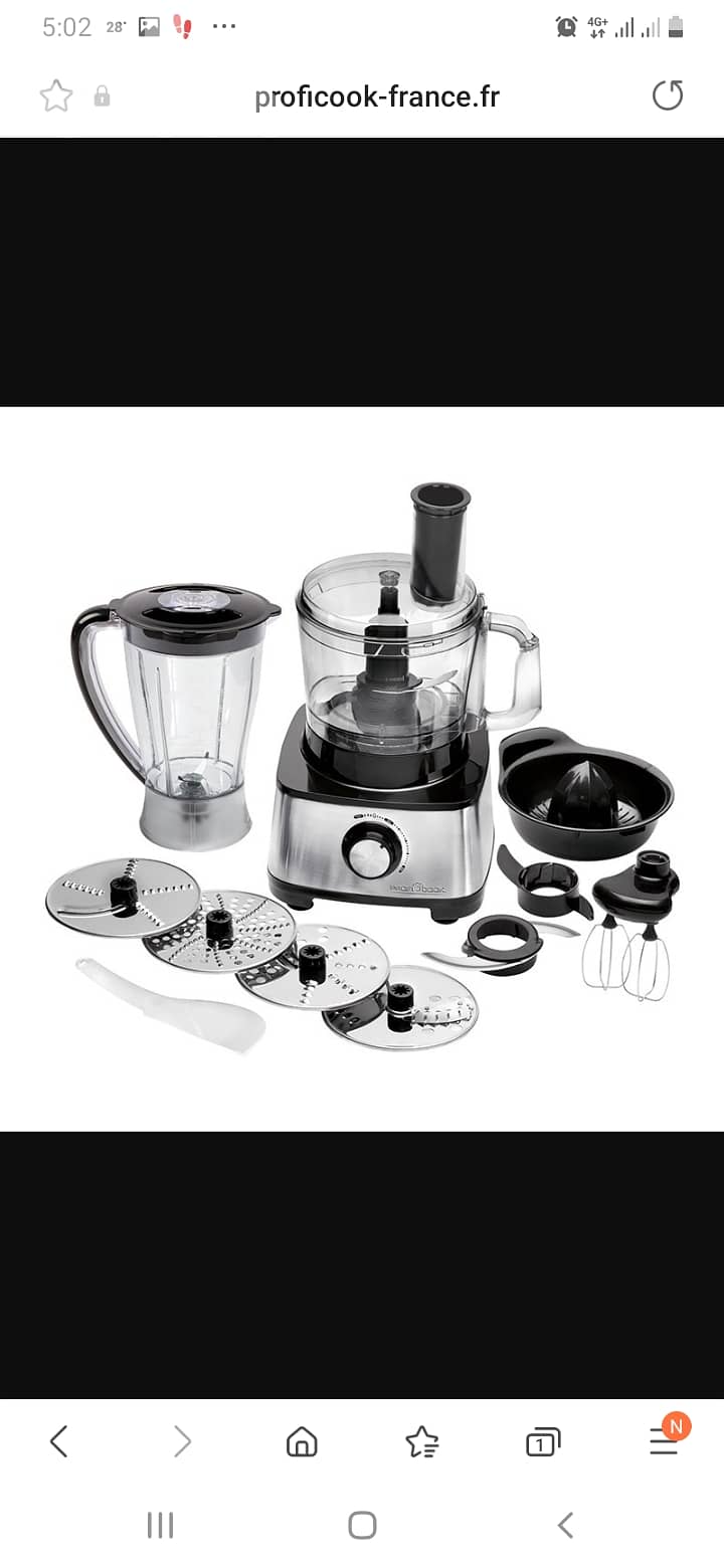 Proficook PC-KM 1063 Multi-Function Robot/ 4$ Delivery 0