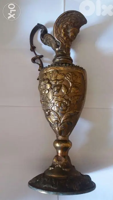 (طول 34 cm - عرض 14 cm) بريق نحاس قديم