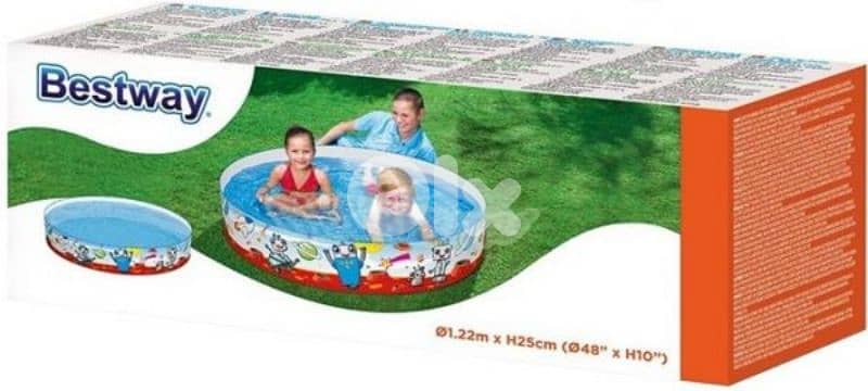 Bestway Swimming Pool 122cm x 25cm بركة مسبح 1