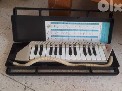 small piano functions by blowing air in it