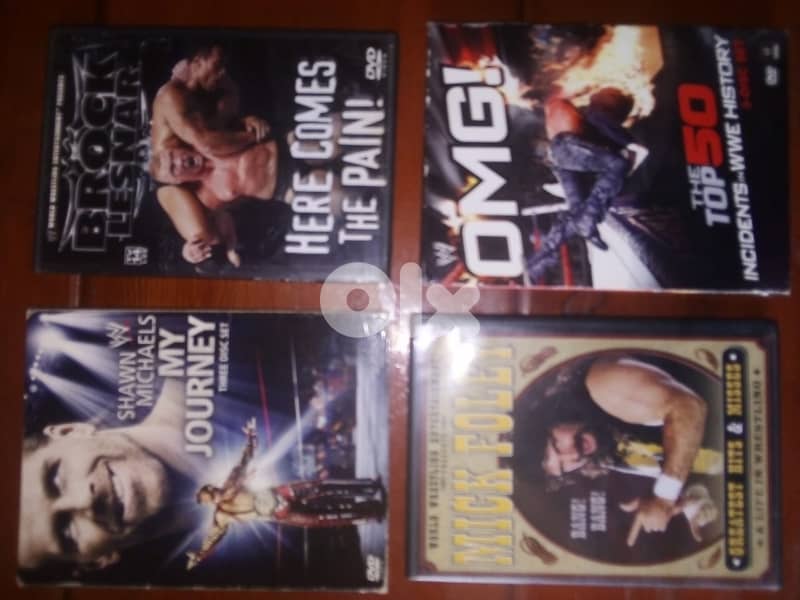 original wrestling wwe wcw wwf dvds check titles ask for prices 2