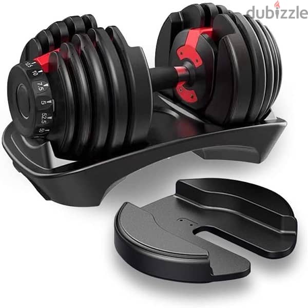 Pair of Adjustable Dumbbells 2.5Kg To 24Kg each 3