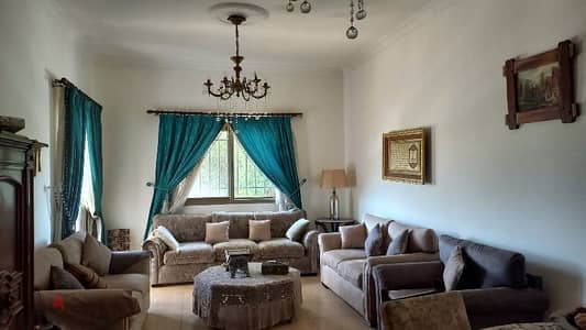 شقه فخمة مفروشة مع حديقة شاسعة ، Fully Furnished apart. كفرجوز النبطية